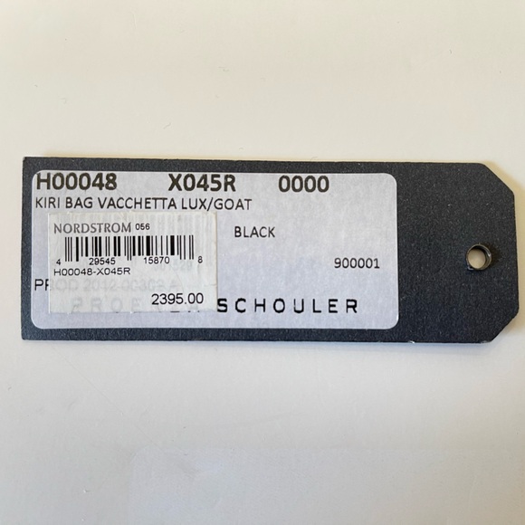 Proenza Schouler Kiri Black Leather Doctor’s Bag Top Handle Goat Hair Satchel - Picture 15 of 15